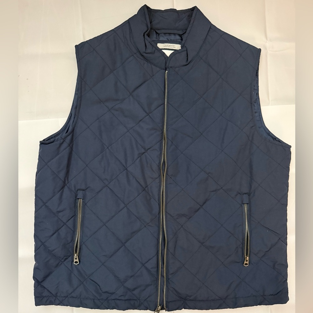 Goodfellow & Co Men's Dark Blue Quilted Vest